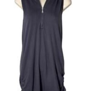 VENUS Sleeveless Hooded Cover-up in Black Size S (#211)